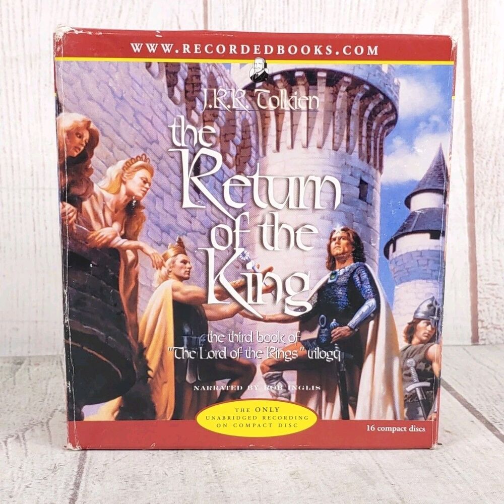 The Return of the King UNABRIDGED Audiobook 16 CDs - The Lord Of The Rings USED